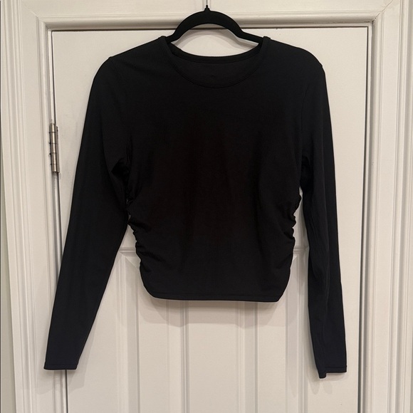 lululemon athletica Tops - Lululemon Athletica All It Takes Ribbed Nulu Black Long Sleeve Shirt - Size 10